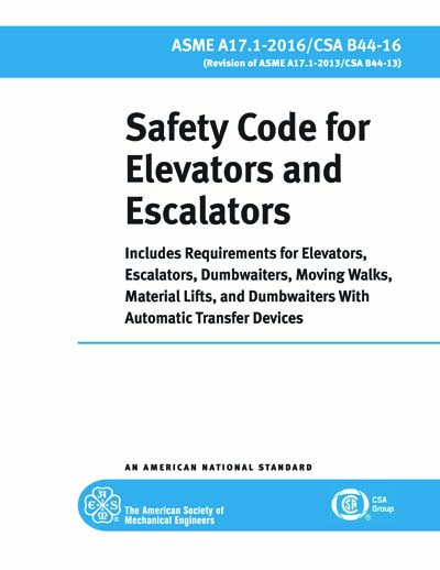 ASME A17.1 - 2016 Safety Code for Elevators & Escalators Handbook
